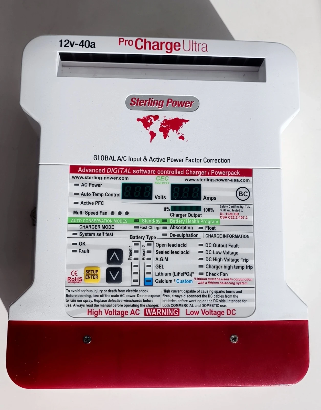 Chargeur de quai 12 V Sterling