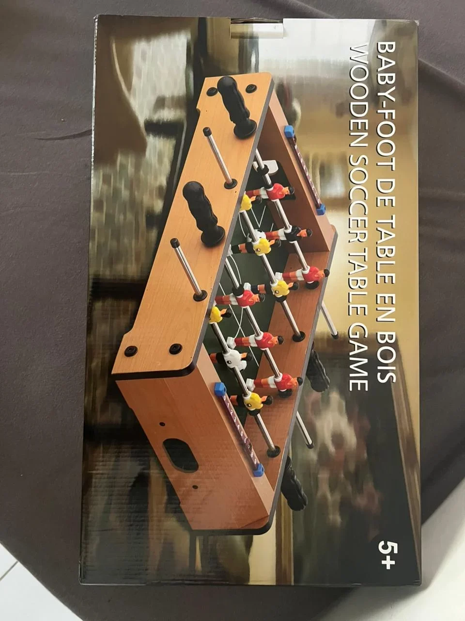 Baby-foot de table en bois